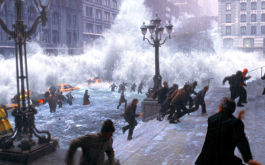 The Day After Tomorrow, Szenenbild: Eine riesige Welle überschwemmt Manhattan (© 20th Century Fox)
