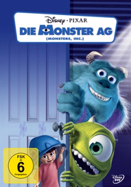 Die Monster AG, DVD-Cover-Motiv (© Disney © Disney•Pixar © & ™ Lucasfilm LTD © Marvel)