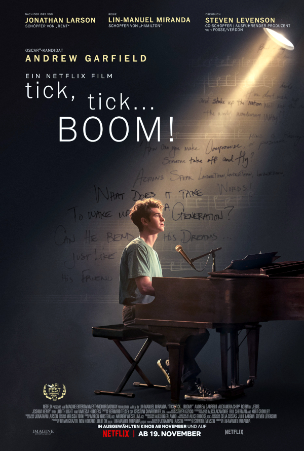 tick, tick … BOOM! (Filmplakat, © Netflix)
