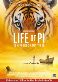 
Life of Pi: Schiffbruch mit Tiger, Filmplakat(Foto: 2012 Twentieth Century Fox)
