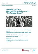 Monatsausgabe 02/2013: Berlinale-Retrospektive 2013: "The Weimar Touch"