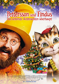Pettersson und Findus: Das schönste Weihnachten überhaupt (Filmplakat, © Wild Bunch)