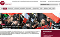 Online-Dossier: Rechtsextremismus (Screenshot, Quelle: bpb.de)