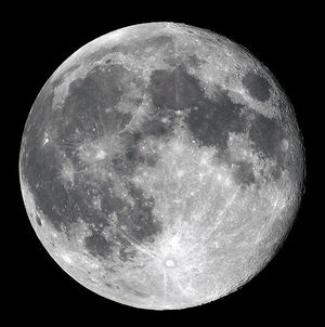 Der Mond, 2006 von der Erde aus fotografiert. (Foto: © Luc Viatour/www.Lucnix.be; I, Luc Viatour via Wikimedia Commons)