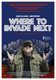 Michael Moore – Where To Invade Next (Filmplakat, © Falcom Media)
