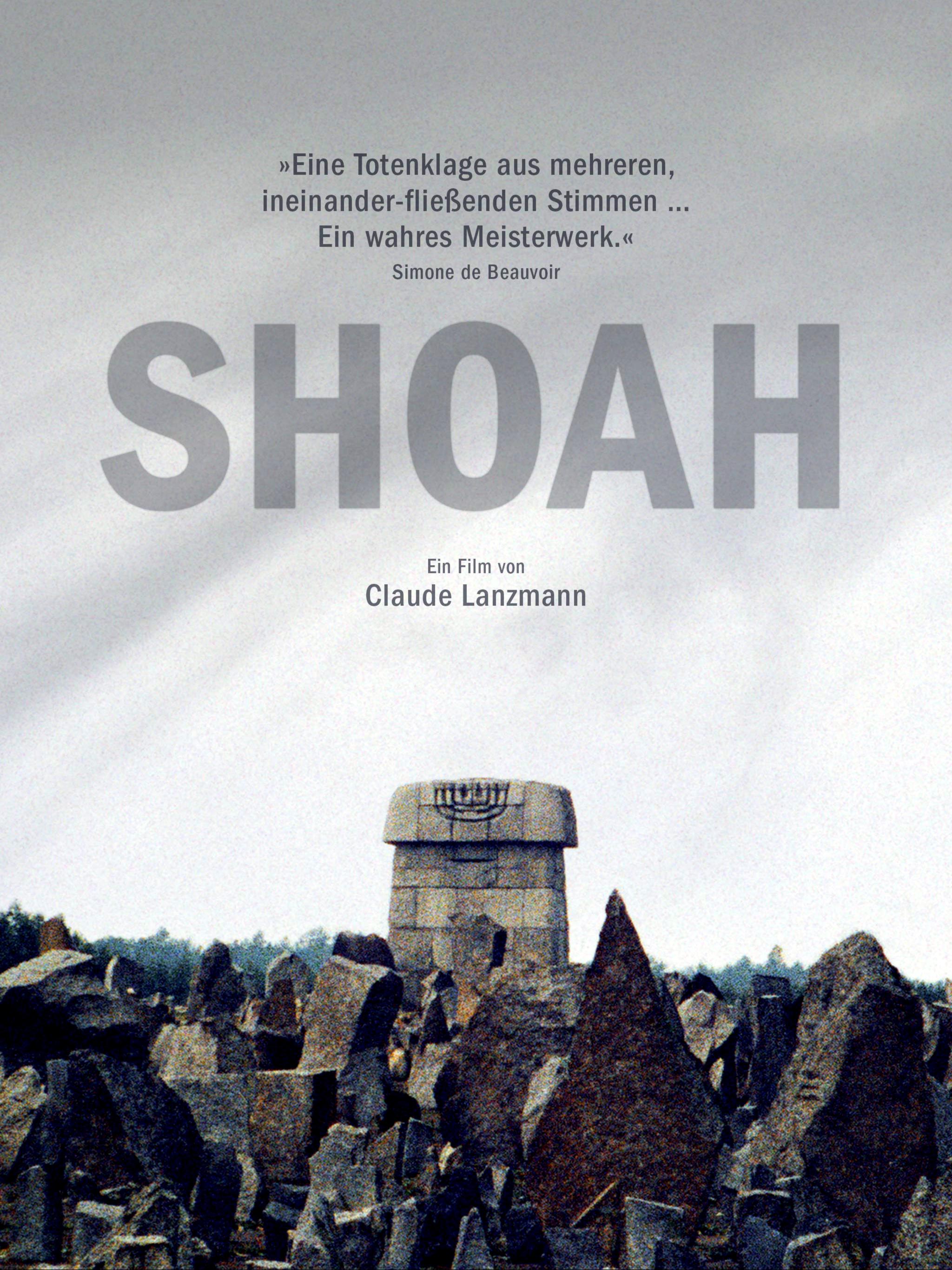 Plakat zum Dokumentarfilm SHOAH