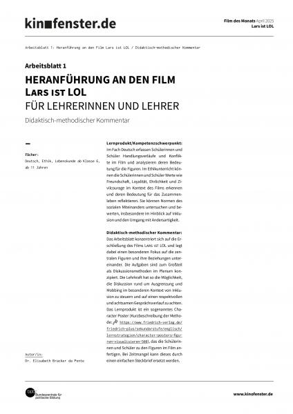 Vorschaubild für Lars ist LOL – didaktischer Kommentar 1
