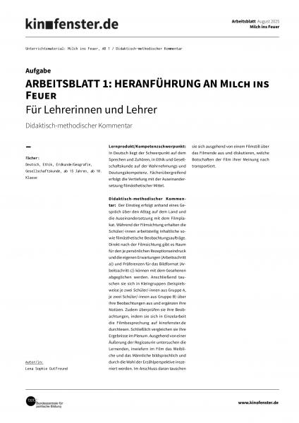 Vorschaubild für Milch_ins_Feuer_AB_01_didaktisch_methodischer_Kommentar