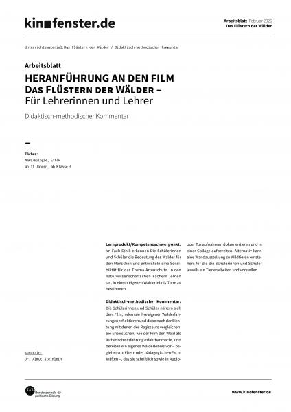 Vorschaubild für Didaktisch-methodischer-Kommentar-Das-Flüstern-der-Wälder