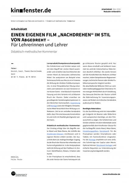 Vorschaubild für Didaktisch-methodischer-Kommentar-Malcolm-mittendrin