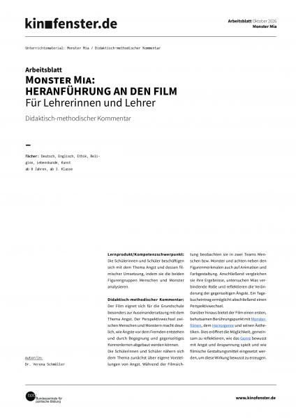 Vorschaubild für Didaktisch-methodischer-Kommentar-Monster-Mia