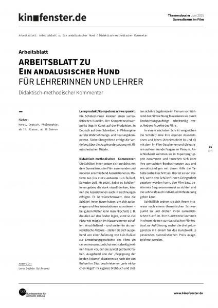 Vorschaubild für Ein andalusischer Hund – DK
