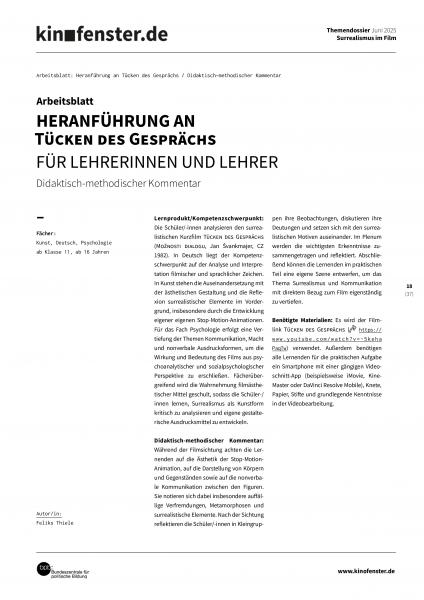 Vorschaubild für Tücken des Gesprächs – DK