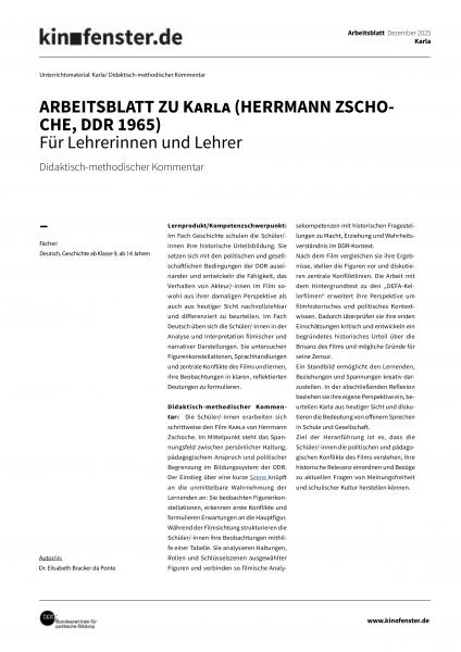 Vorschaubild für Didaktisch-methodischer-Kommentar-Karla