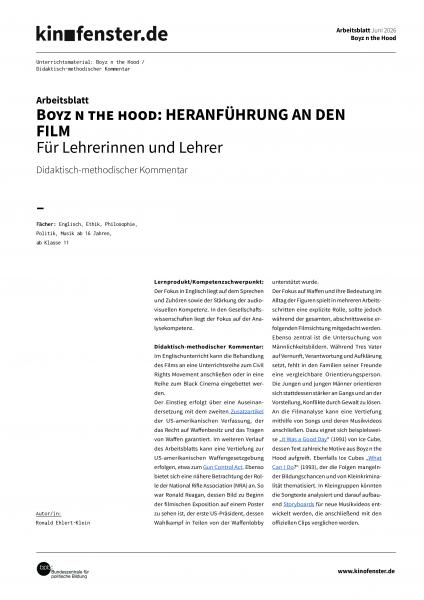 Vorschaubild für Didaktisch-methodischer-Kommentar-Boyz-n-the-Hood